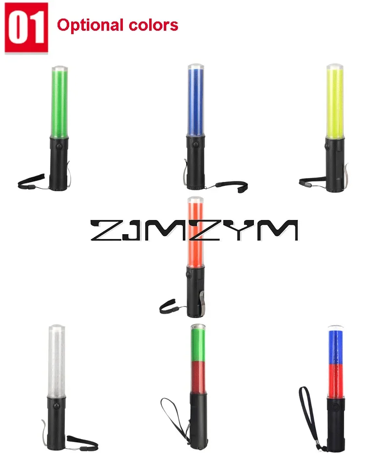 Traffic Beacon Wand Light Led Safety Roadside Control Flashlight Lights Wands Air Fire Strobe Lamp Flash Emergency Flashing Red