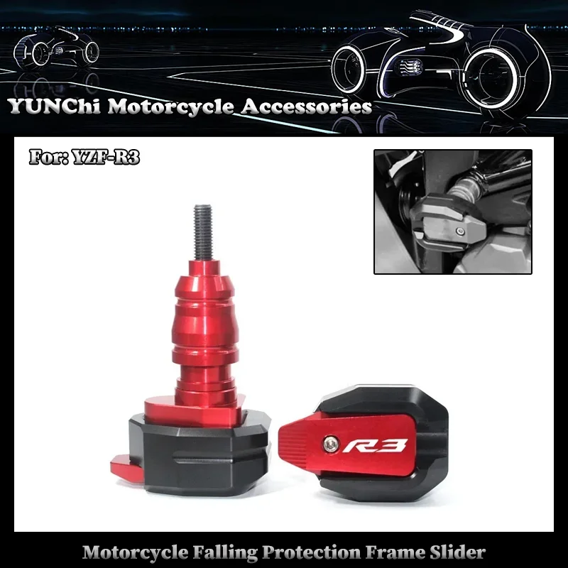 

Защитная рамка для мотоцикла, слайдер, обтекатель, защита от столкновений для YAMAHA YZFR3 YZF-R3