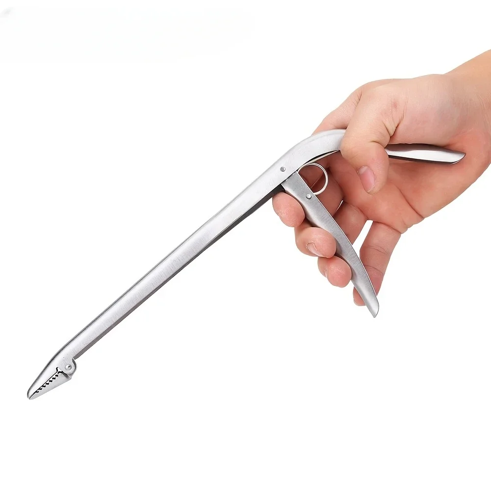 Stainless Steel Unhooking Device Fish Clamp Clip Catch Remover Plier Fishing Hook Tool Fish Tackle Control Fish Pliers