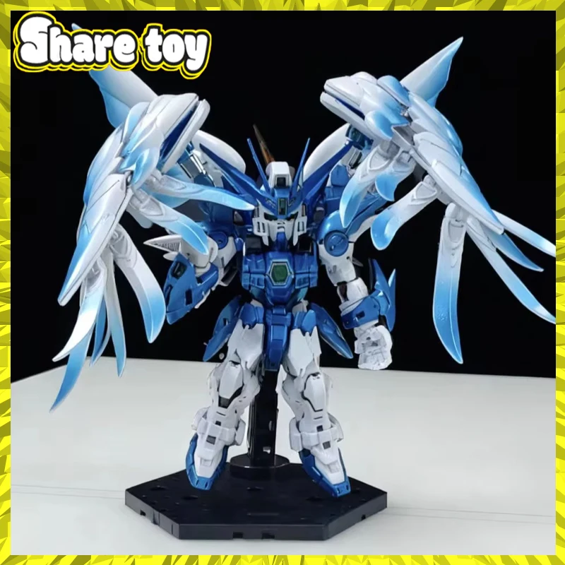 GAOGAO MODEL MGSD XXXG-00YSW ウィングゼロ グレイシャーブルー カラー 組立モデルキット アクションフィギュア プラスチック製ロボット玩具 クリスマスプレゼント