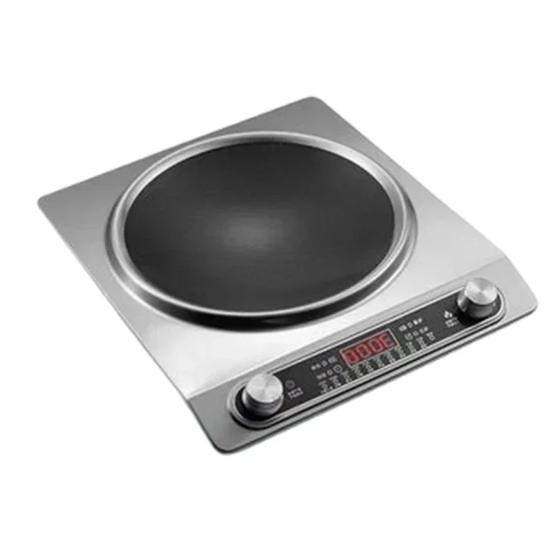 Desktop 220v Concave Induction Cooker Household Stir-fry High-power Commercial Stove Cooking Pot Integrated Concave