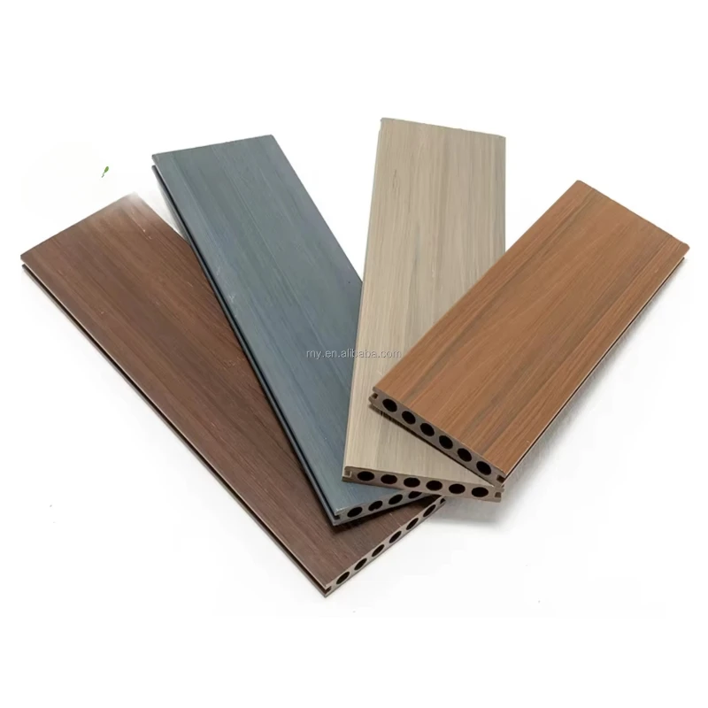 Maßgeschneiderte Version des rutschfesten Holz-PVC-Boden-Co-Extrusions-Terrassenpflaster im Innenhof