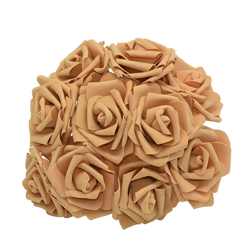 10/20/30Pcs 8cm Künstliche PE Schaum Rose Blumen Brautsträuße Für Hochzeit Tisch Home Party Dekorationen DIY Scrapbook Liefert