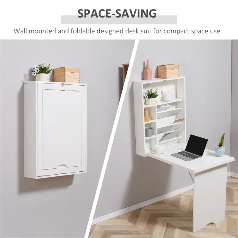 White Black Brown Foldable Retractable Storage Writing Desk Modern Simple Easy To Carry Computer Table