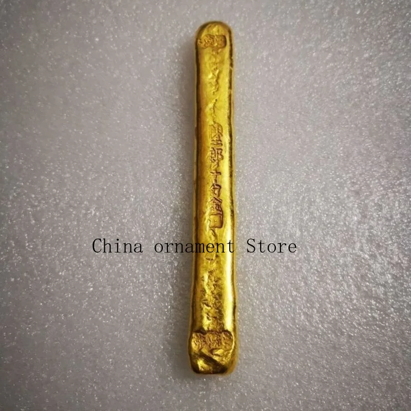 Song Dynasty gold bars, gold ingots, and gold artifacts; Southern Song iron coins; genuine gold, antique-style brass, and solid