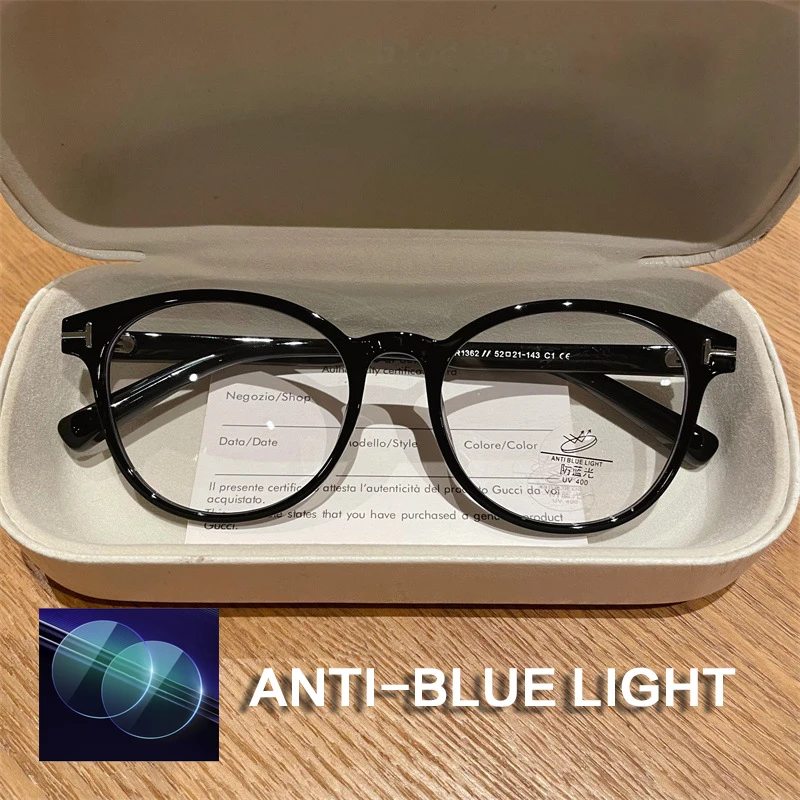 ISLINO TR90 Anti Blue Light Reading Glasses Women Photochromic Prescription Glasses Frame Luxury Hyperopia Myopia Eyewear