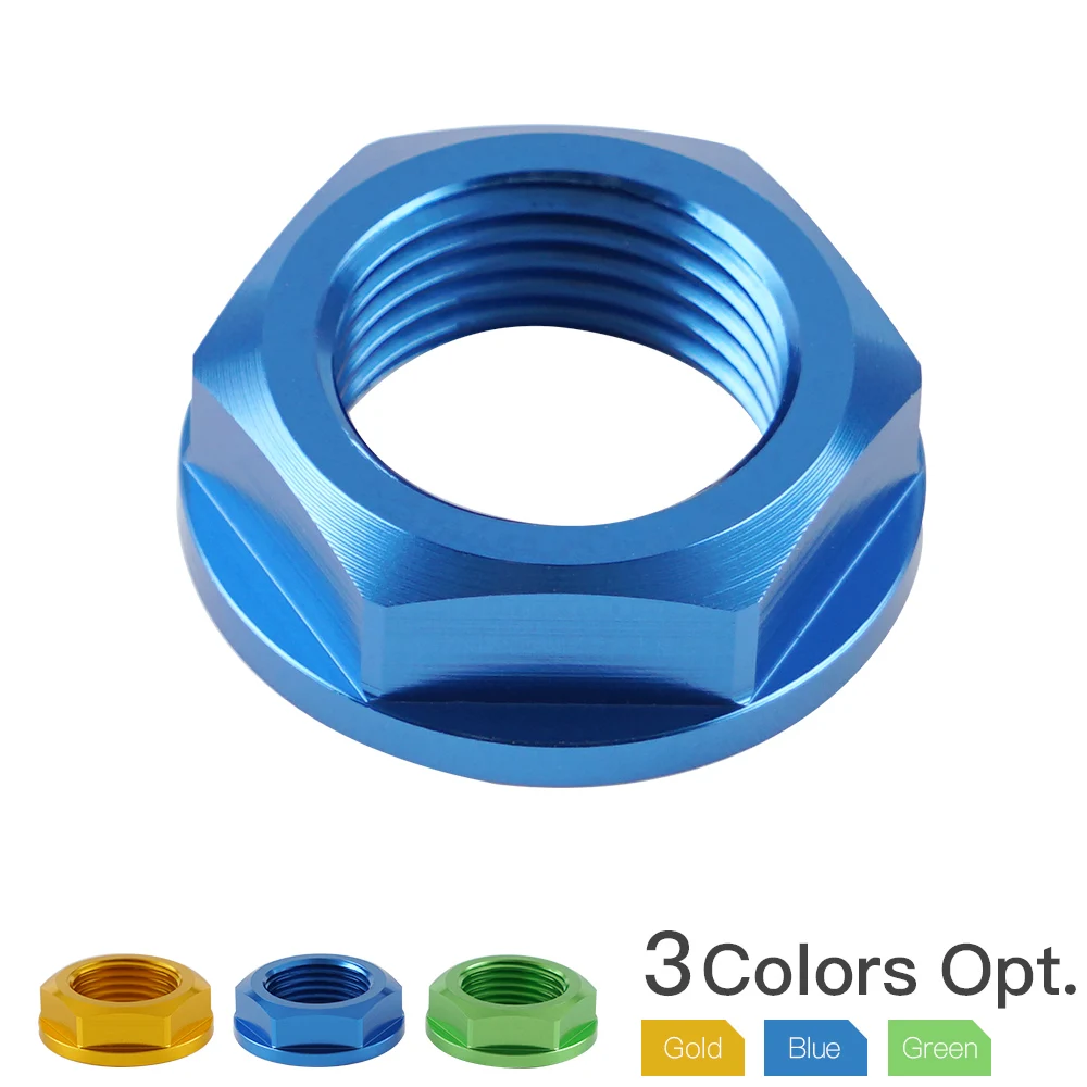 

M18XP1.5 Motorcycle Front Left Right Axle Shaft Lock Nut For YAMAHA YZ 250F 450F 250FX 450FX YZ250F YZ450F YZ250FX YZ450FX 16-21