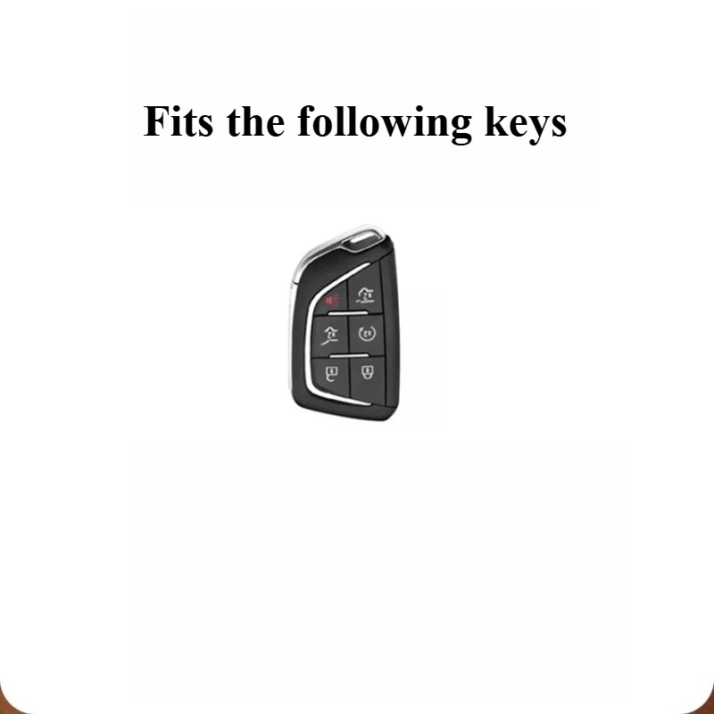 For Cadillac Escalade 2024-2025 Car Key Cover Accessories Key Case Leather Escalade High-end Car Key Case Buckle Anti-scratch