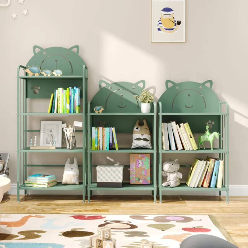 

Children's bookshelf, floor-to-ceiling, Internet celebrity storage, reading, small bookcases, wrought iron picture book shelves