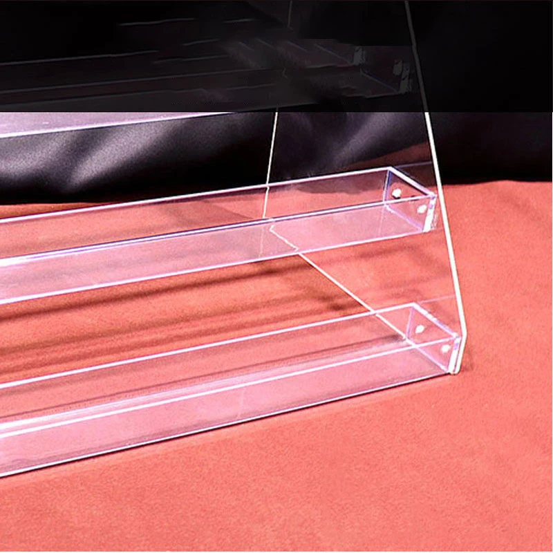 1-6 layer Acrylic Display Stand for Supermarket Front Cigarette Rack Acrylic Shelf Trapezoidal Convenience Store Display Holder