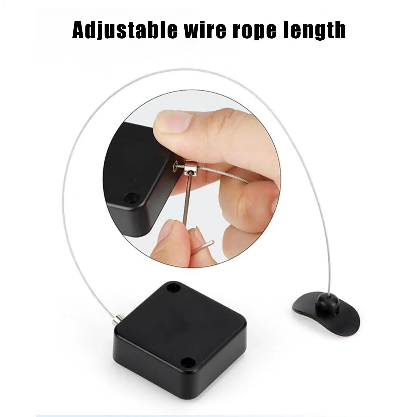 

Держатель пульта дистанционного управления со шнуром, анти-потерянная автоматическая телескопическая струна, 2-х предметный кабель безопасности с дистанционным управлением для дома, спальни, отеля