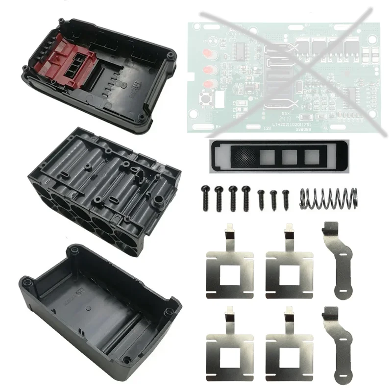 Plastikowa obudowa do akumulatora 18650, bez płytki obwodów BMS, przeznaczona do akumulatorów do elektronarzędzi Einhell 18V – zamienny element obudowy. — zdjęcie produktu 4