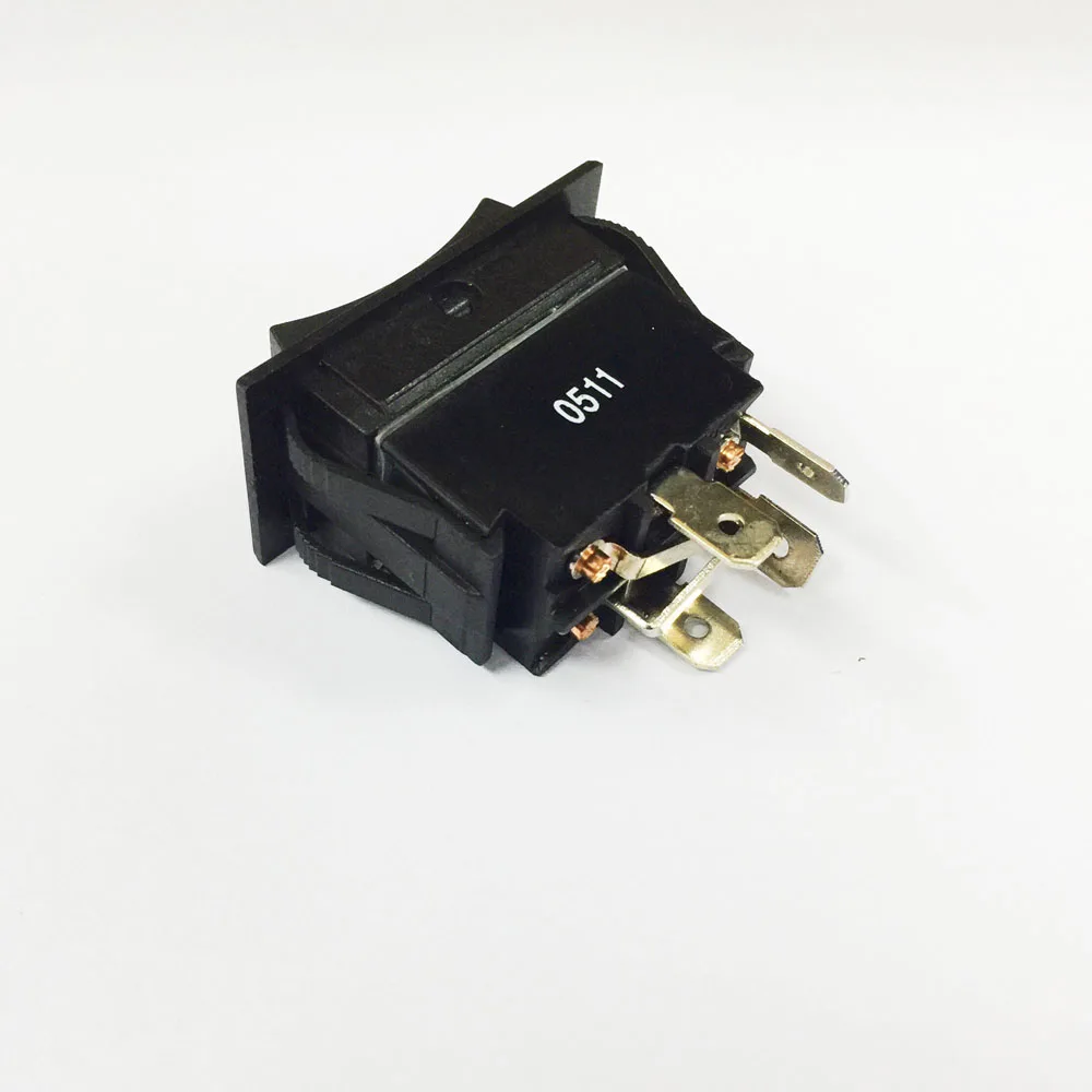 R13-129 4Pin 6Pins 125/250V 16A (AAN)-UIT-(AAN) DPDT Momentary Industriële Elektrische Rocker Drukknop voor Power Tool Machine