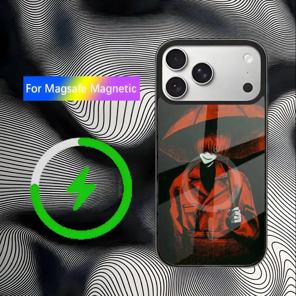 Funda de teléfono Homicipher Scarletella para iPhone 17,16,15,14,13,12,11,Pro,Max,Plus,Mini,SE4,E carga inalámbrica Magsafe magnética