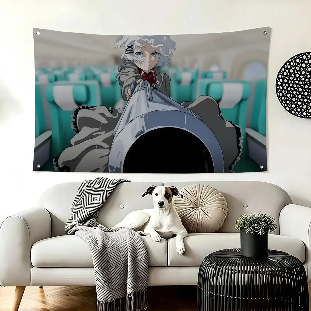 SciFi Anime T-The Detective Is Already Dead Flags  For Living Room Home Dorm Decor Wall Outdoor Camping Party Banner Gifts
