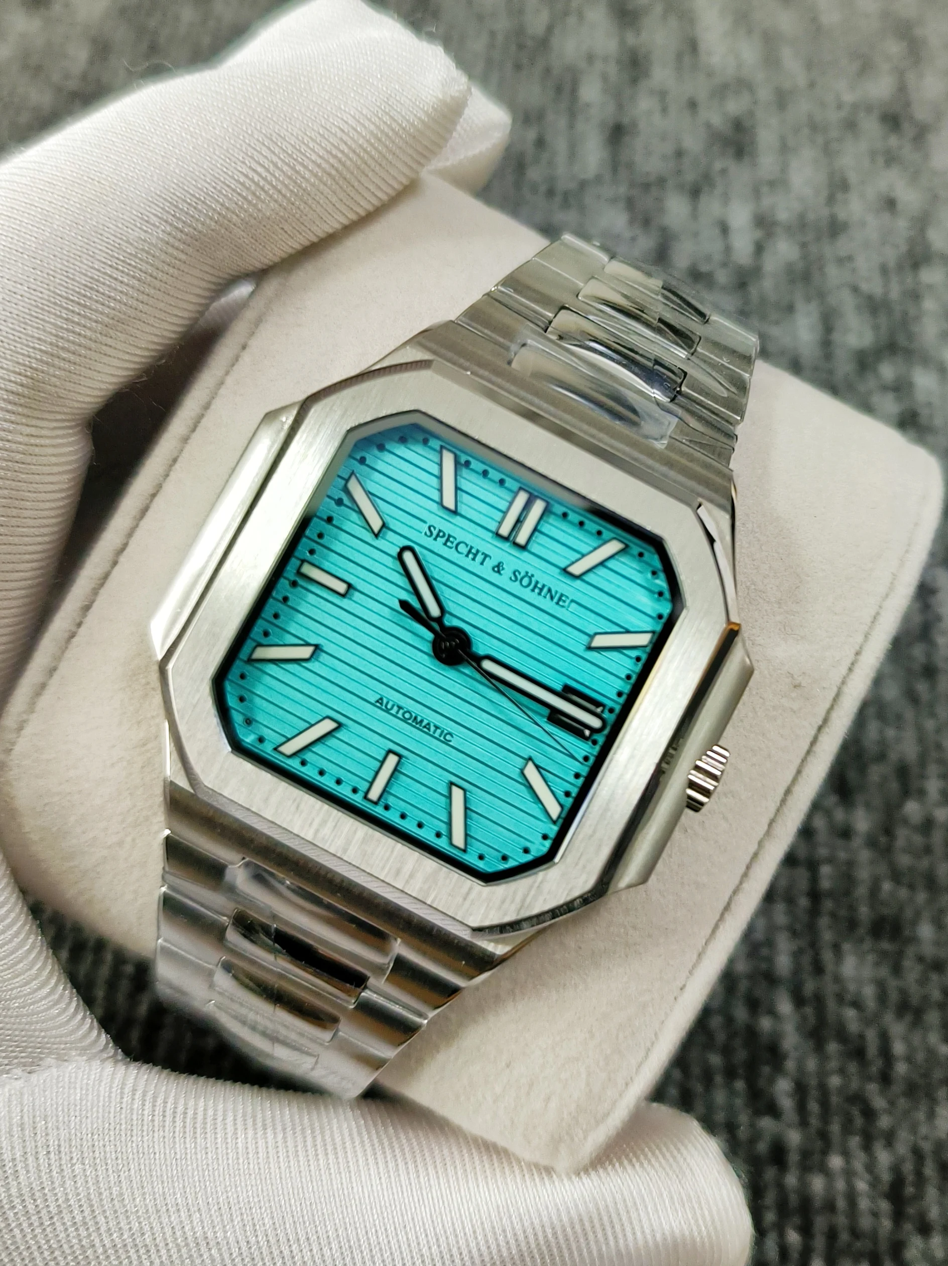 Reloj Mecánico Automático Clásico para Hombre Specht&Söhne 2026, 41 mm, Cristal de Zafiro Luminoso, Resistente al Agua 50 m, Reloj Hombre
