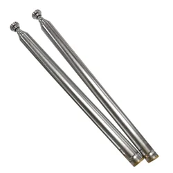 1Pc AM FM Radio Universal Antenna 5 Sections Telescopic Stainless Steel Aerial Antenna Female Antenna Rod Antenna Radio Tools