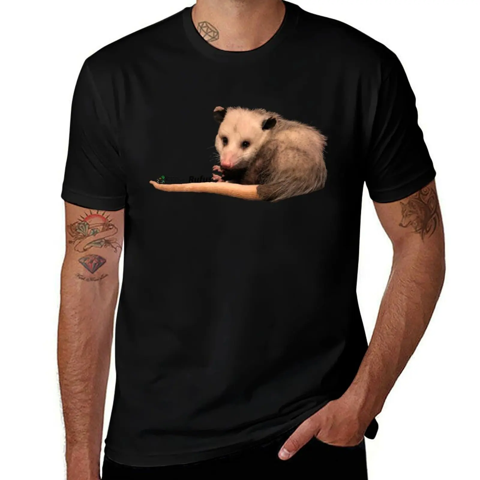

anime man tshirt shirt T-Shirt man for Rufus designer shirts pack t t the white Opossum