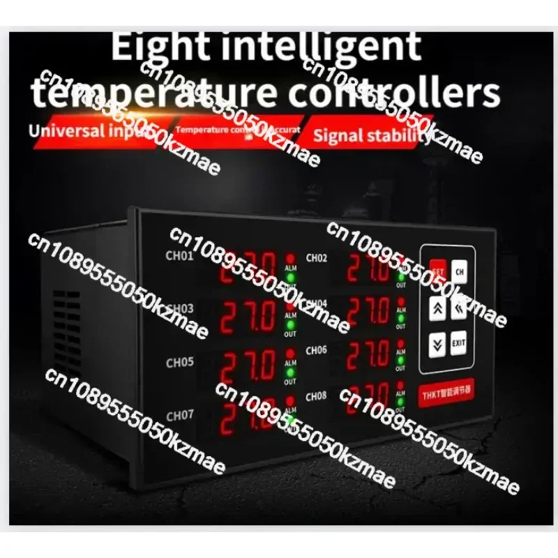 

Multi-channel Digital Display Thermostat 8 Channels PID Temperature Control Upper and Lower Limits