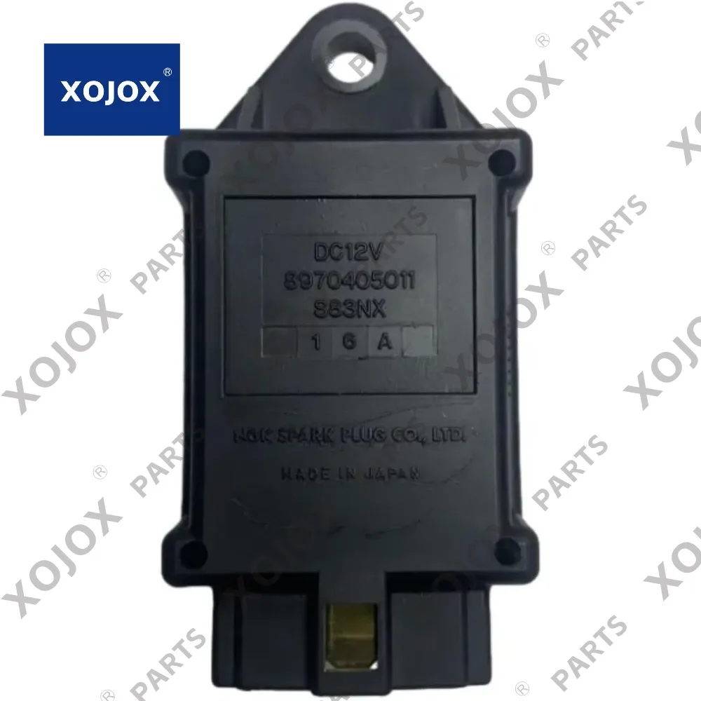

XOJOX Time Relay 8970405010 8970405011 Fits for Excavator EX35U EX27U E0U ISUZU C240 Engine Only One