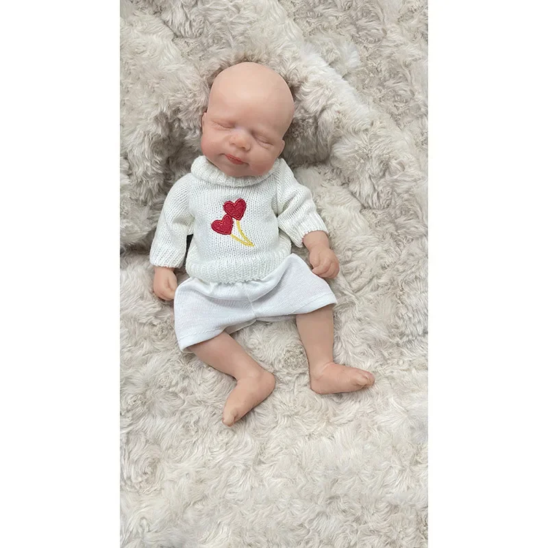 10''Reborn Pascale Full Solid Platinum Silicone High Quality 100% Handmade Super Soft Flexible Elastic Christmas Gift