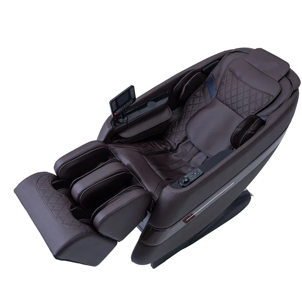 Oem/Odm Real Relax 4d Massagestoel Luxe Muziek Shiatsu Full Body Zero Gravity Luchtdruk Beste Kwaliteit Stoelmassage