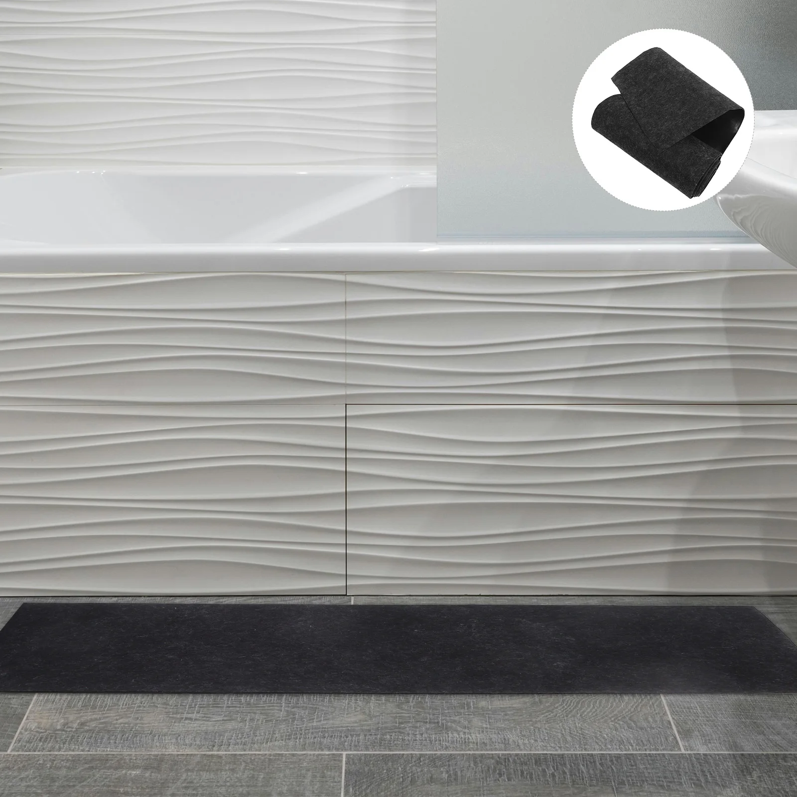 

Soft Felt Floor 40Cm Waterproof Non-Slip Absorbent Protector For Above Ground Walkways Spas Hot Tubs Trailers Outdoor Pathways