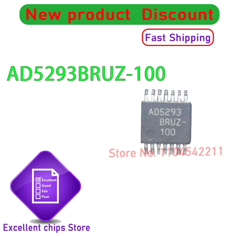 1 Uds ~ 50 uds/lote AD5293BRUZ-100 AD5293 TSSOP14 nuevo original