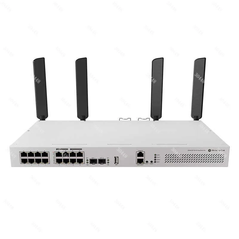 CRS418-8P-8G-2S+5axQ2axQ-RM 16-port WiFi6 router and switch all-in-one device