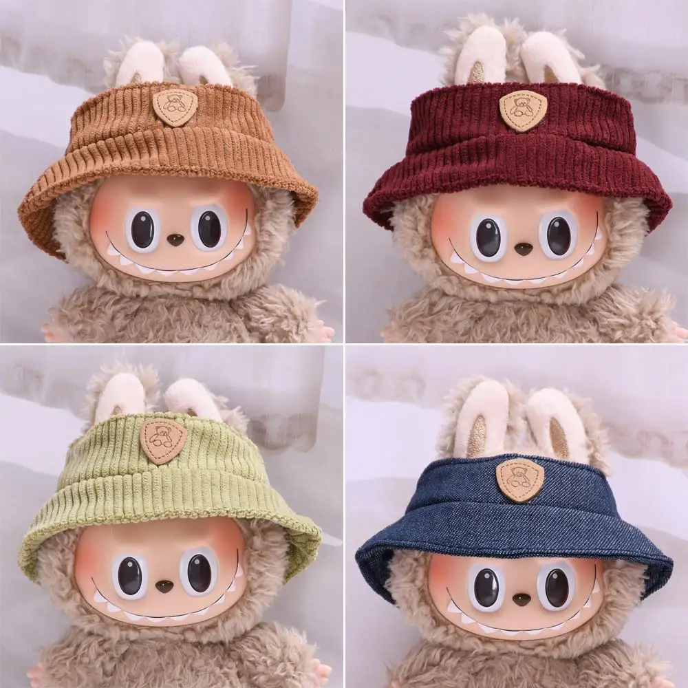 For Labubu V1 V2 doll denim hat decoration Dolls Accessories Cute Decorations