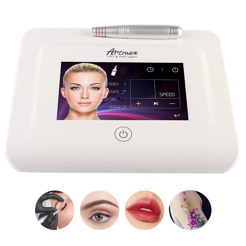 NEWEST Painless Artmex V11 Touch Screen Skin Care MTS Digital Eyebrow Eyeline Lips Tatoo Pmu Machine  Permanent Makeup Machines