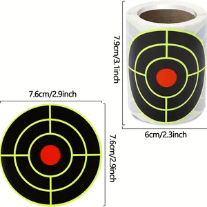 Self-adhesive Shooting Adhesive, Splatter Splash AMP, Reactive Practice, Adhesive Hunting Training, 7.6 cm, 200pcs 6 Main Buzine Sales with Shooting Sound - №5