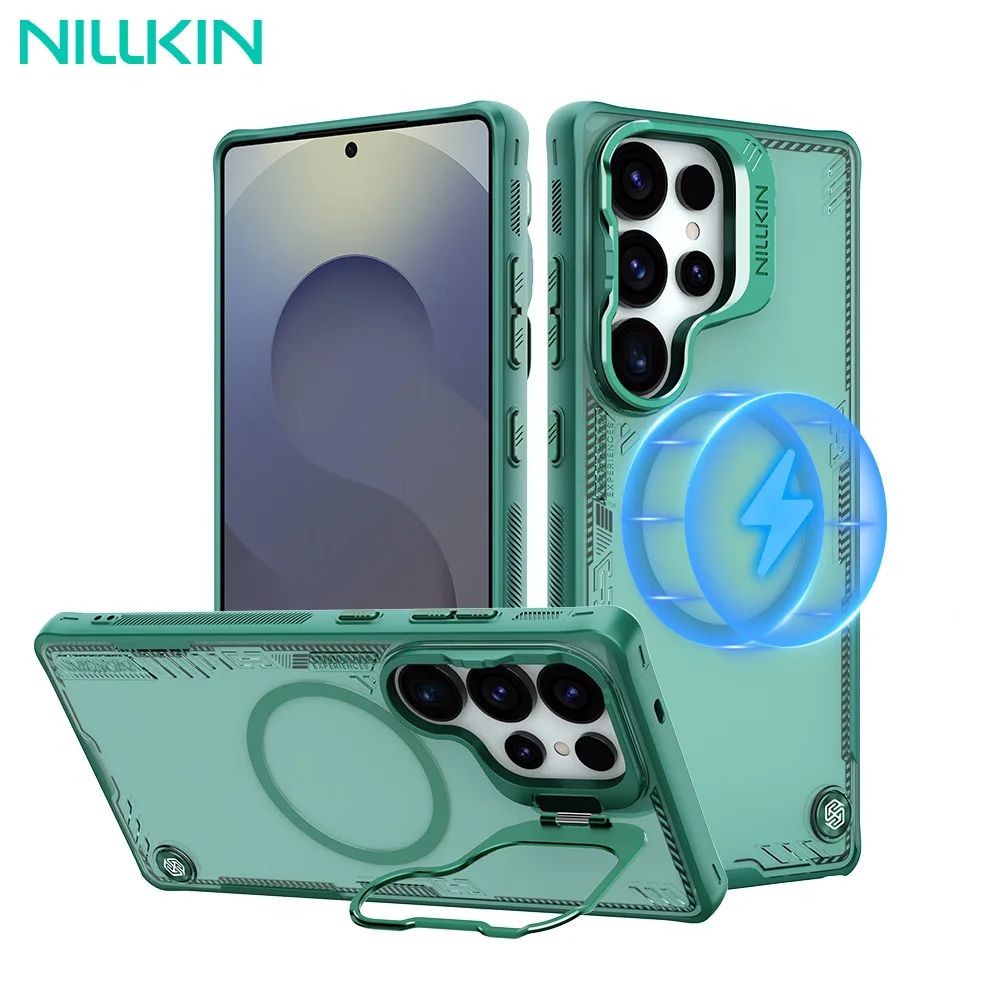 

NILLKIN For Samsung Galaxy S25 Ultra MagSafe Case Iceblade Prop With Camera Protection Magnetic Back Cover for Samsung S25 Ultra