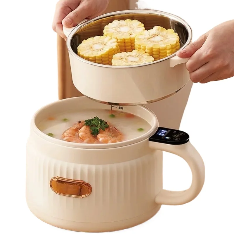 

1.2L Electric Cooker Hot Pot Multi-function Pot Home Reservation Non-Stick Rice Cooker Auto Keep Warm 220V