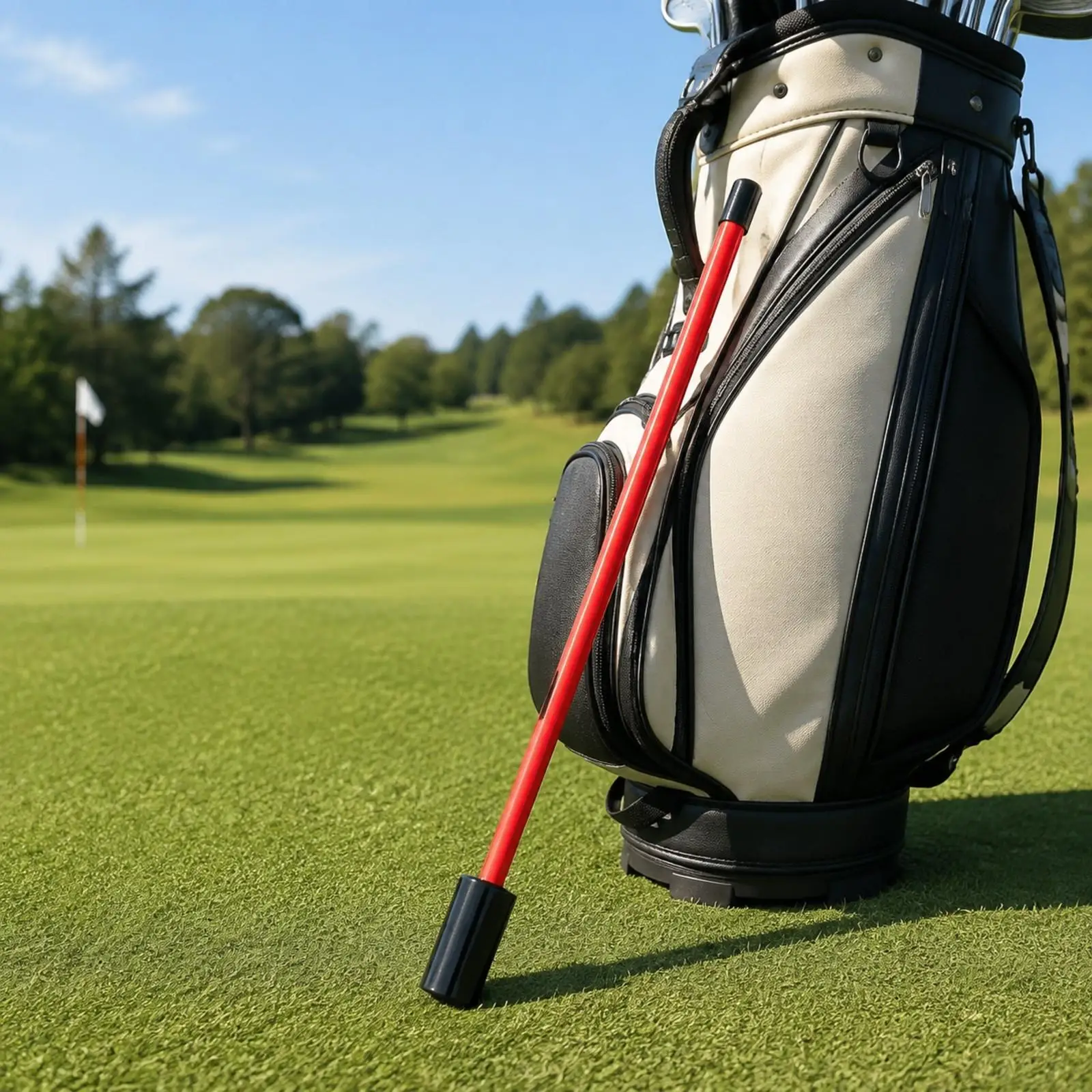 Golf Swing Trainer Corrector Iron Rod for Golf Chipping Practice Equipment Aid