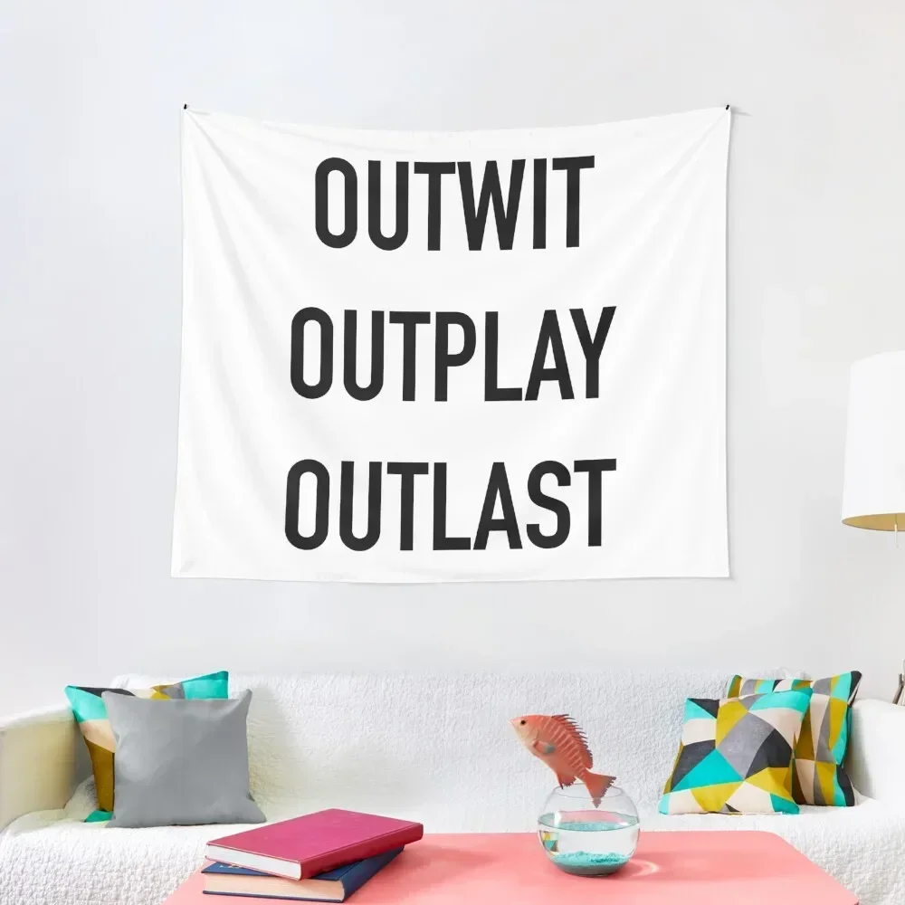 

Survivor Outwit Outplay Outlast Tapestry House Decorations Decoration Aesthetic Tapestry