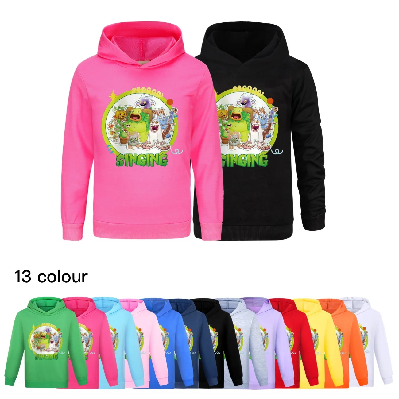 Funny My Singing Monster 3D Hoodie Sweatshirts Boys Hoody Children Autumn Casual Pullover Girls Outerwear Kids Clothes Harajuku