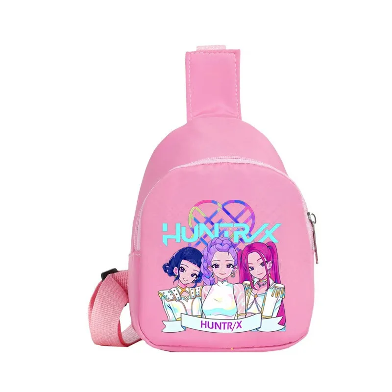 الأطفال حقيبة صدر للرجال K-Pop شيطان الصيادين حقيبة ساع حقيبة كتف الطفل هدايا الاطفال هدايا أطفال صغيرة لطيف المحافظ وحقائب اليد