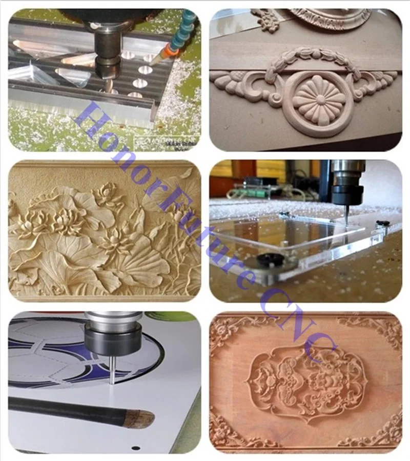 Water Cooling Cheap 6090 1212 Metal Wood Aluminum MDF Acrylic Engraving Machine Small CNC Router