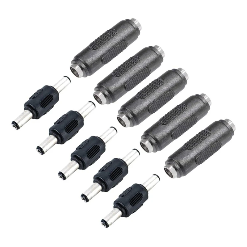 193A Extended Length DC5.5x2.1mm Power Connector Male Female for Various Devices