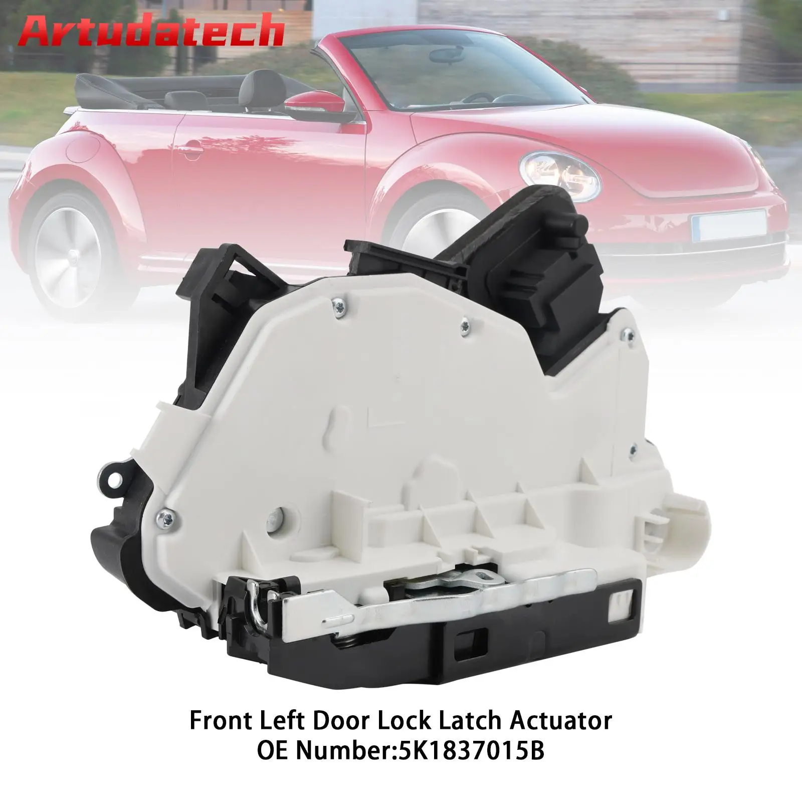 

Artudatech Front Left Door Lock Latch Actuator For VW Golf MK6/MK7 12-17 E-Golf 15-17 Car Accessories