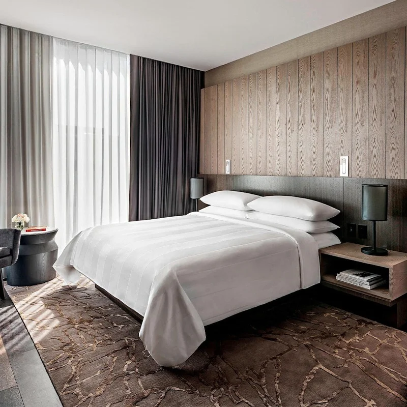 Hotel Furniture Model Room Single Apartment Express Hotel Furniture Plate Bed