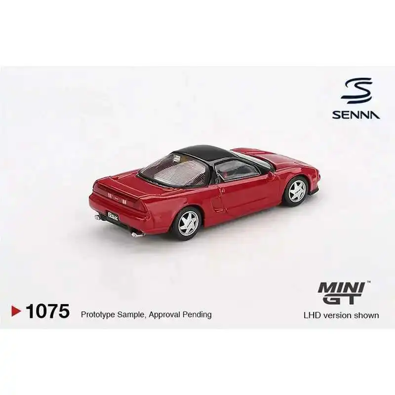 Pré-venda minigt 1074 1:64 honda nsx protótipo médio esportes 1989 diecast modelo de carro coleção brinquedos