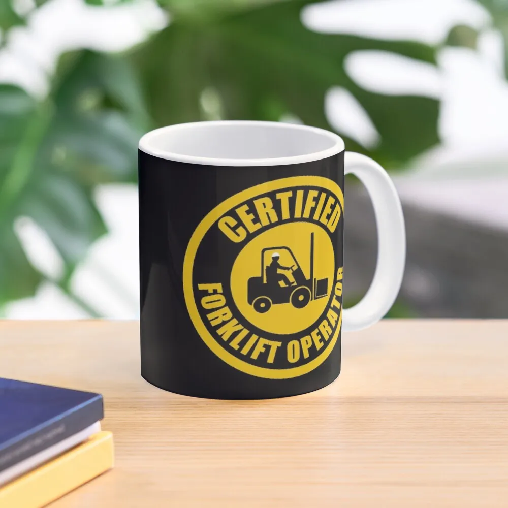 

Forklift operator CertifiedCoffee Mug Anime Cup Tea And Coffee Cups Tourist Mug