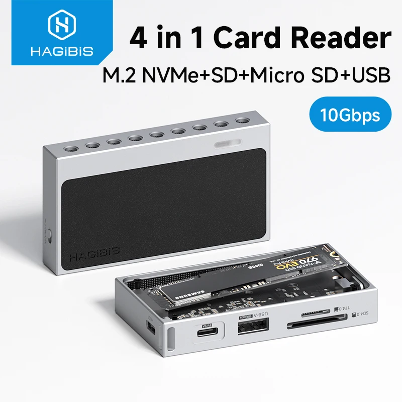 hagibis-m2-nvme-ssd-enclosure-usb-c-a-m2-ssd-case-lettore-di-schede-di-memoria-sd-micro-sd-40-ad-alta-velocita-10gbps-tf-per-fotocamere-e-laptop
