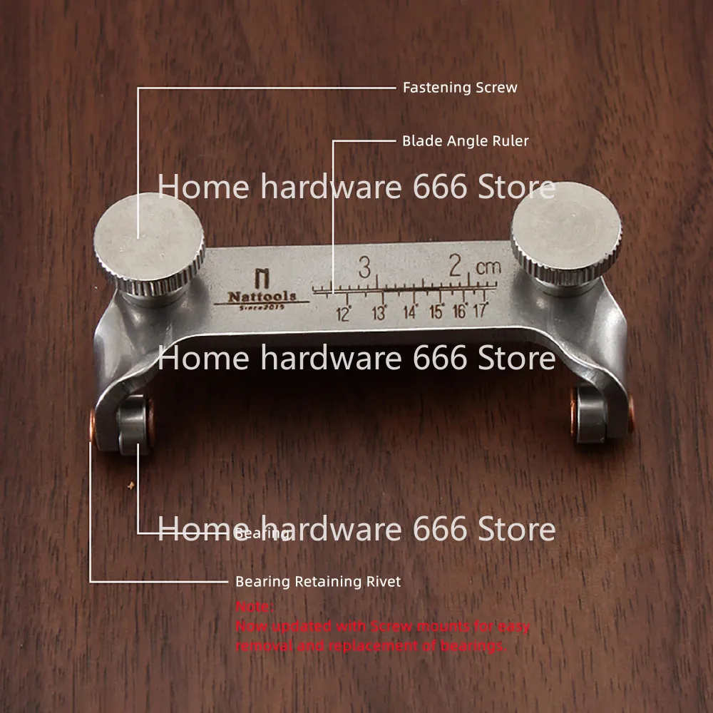 Nattools تحديث الجلود قطع سكين زاوية ثابتة مبراة طاحونة عرض 40 مللي متر شفرة طحن شحذ أدوات مساعدة