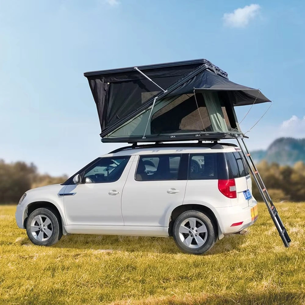 Z Shape  Rooftop Tent Outdoor Camping Double Sun and Rain Free Hydraulic Rod Automatic Quick Opening Oxford Four-Season