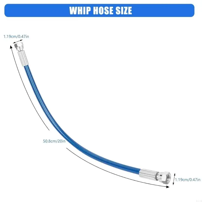 Flexible Whip Hose For Paint Sprayers Compatible for 390 395 490 495 Models 