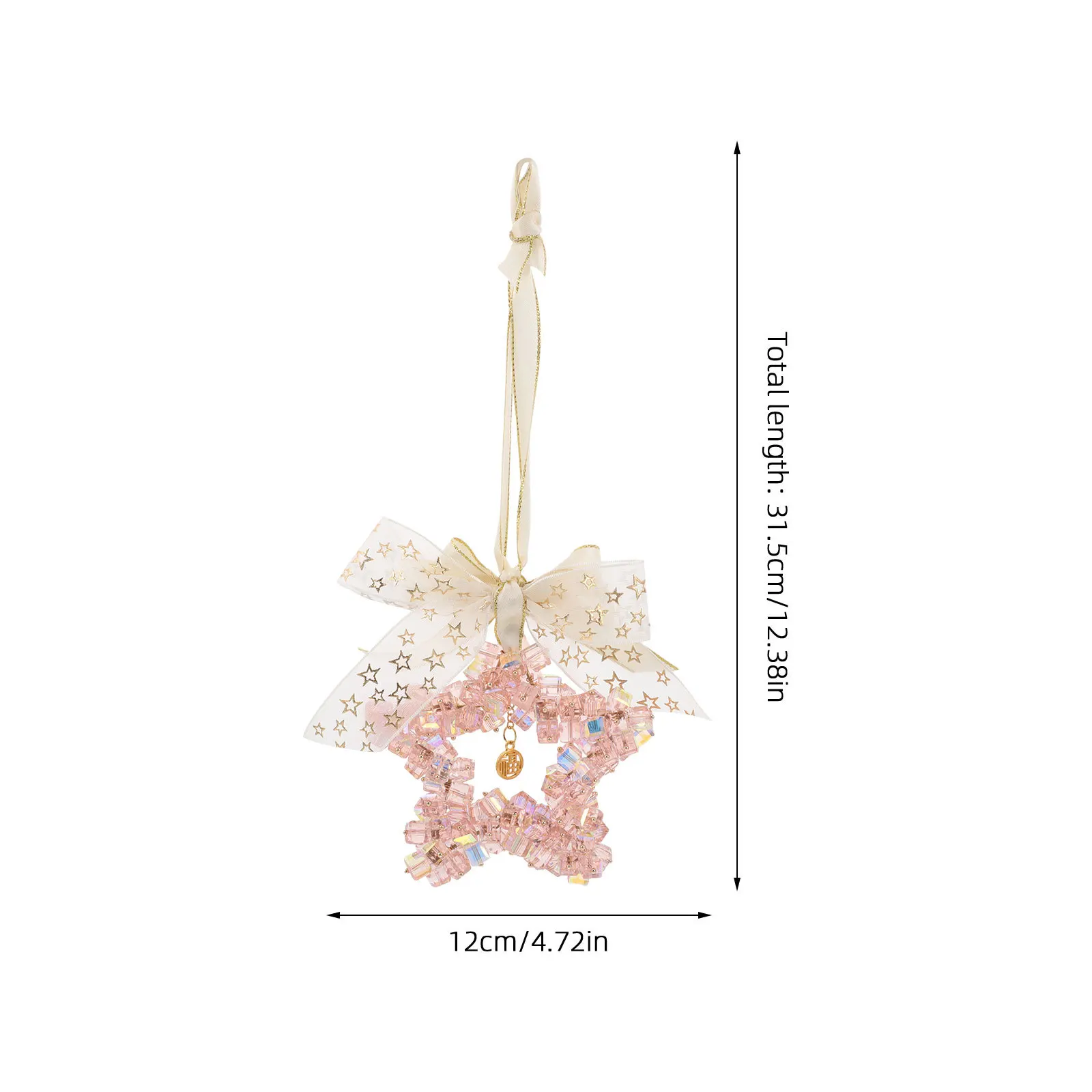 Hanging Ornament Crystal Star For Rearview Mirror Car Interior Decoration Accessories Car Pendant Vehicle Decor Automotive