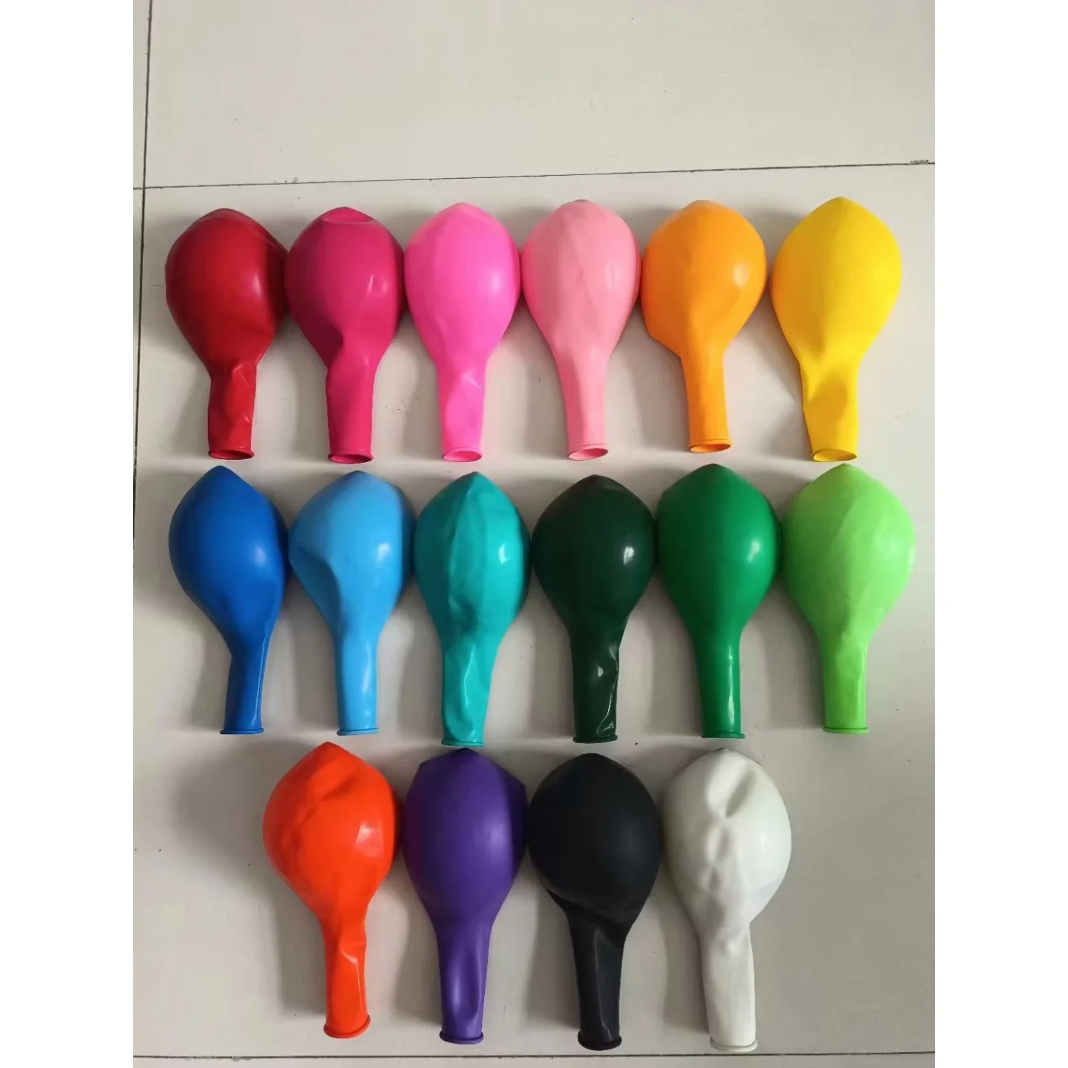 Balões grandes de 18 polegadas 10g padrão de balão de formato redondo para decoração de casamento de aniversário